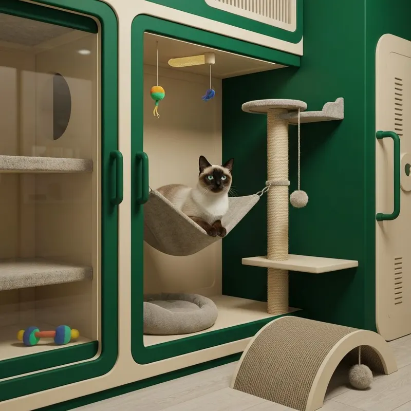 Lüks kedi kabini 3